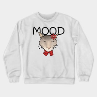 MOODY CAT Crewneck Sweatshirt